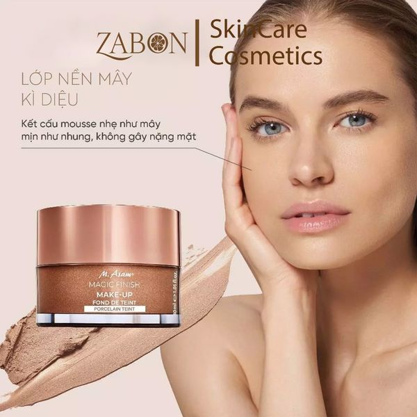 Kem nền M. Asam® MAGIC FINISH MAKE-UP PORCELAIN TEINT 30ml
