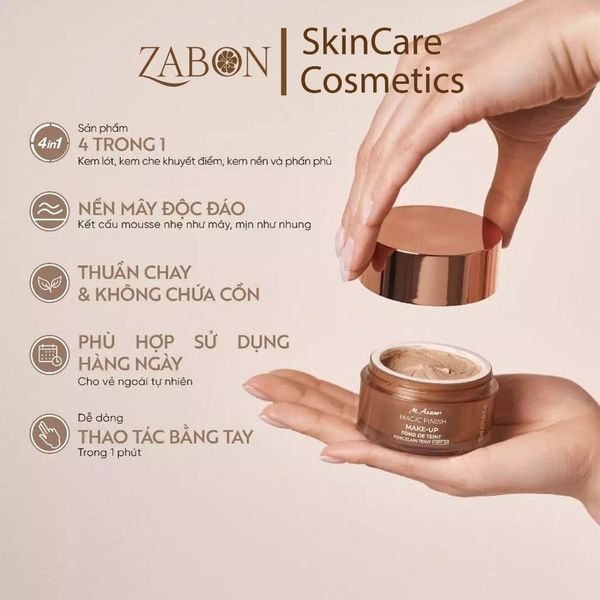 Kem nền M. Asam® MAGIC FINISH MAKE-UP PORCELAIN TEINT SPF30 30ml