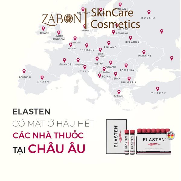 Collagen Elasten Hộp 28 ống x 25ml - Giúp Da Căng Mịn, Chống Lão Hóa, Tóc Chắc Khỏe