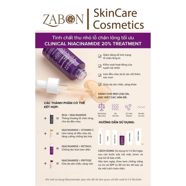 Tinh chất se khít lỗ chân lông và làm mờ thâm mụn Paula's Choice Niacinamide 20% Treatment 20ml