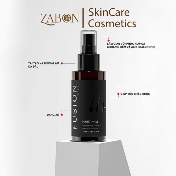 Tinh chất xịt dưỡng tóc Fusion Meso Hair Mist 75ml