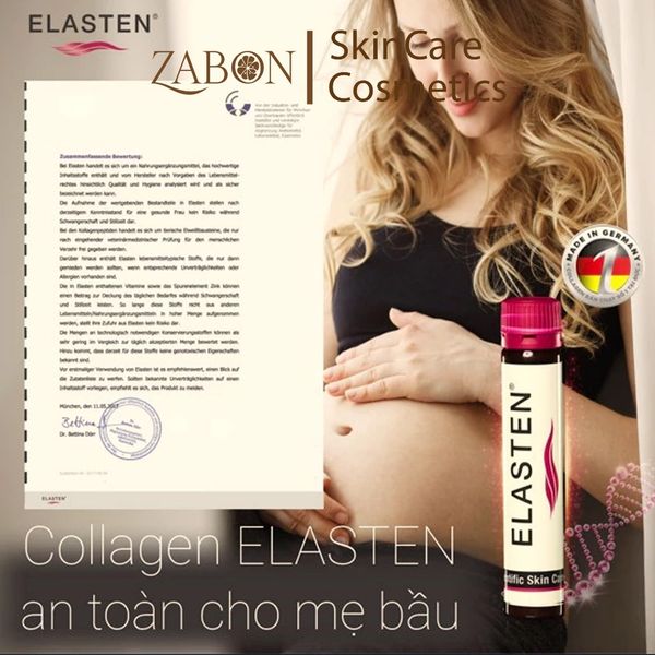 Collagen Elasten Hộp 28 ống x 25ml - Giúp Da Căng Mịn, Chống Lão Hóa, Tóc Chắc Khỏe