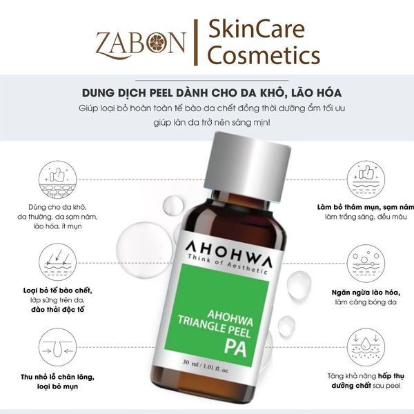 Peel Trắng da Ahohwa Triangle Peel PA (30ml)