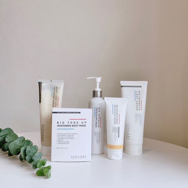 Kem ủ sáng da USOLAB Bio Tone Up Whitening Body Mask 1 Hộp (20g x 5 gói)
