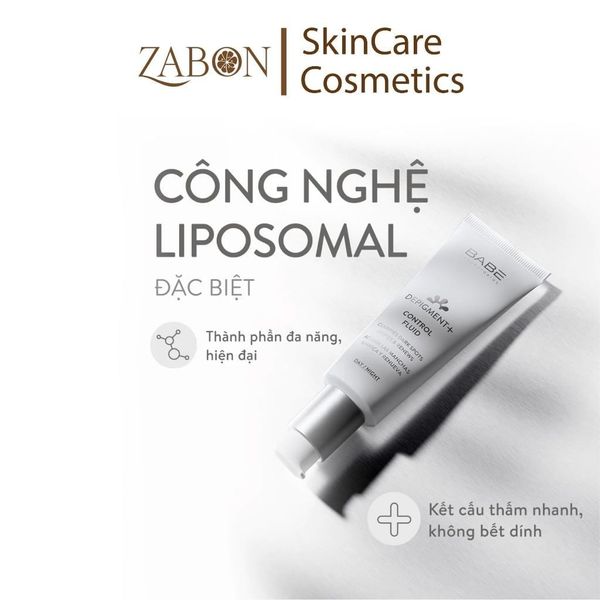 Kem dưỡng BABE DEPIGMENT+ Control Fluid sáng da và làm mờ vết thâm nám 40ml