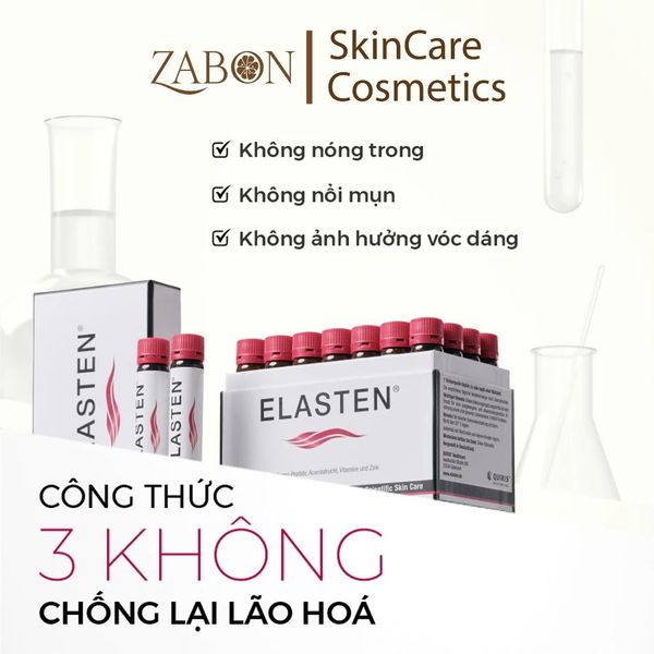 Collagen Elasten Hộp 28 ống x 25ml - Giúp Da Căng Mịn, Chống Lão Hóa, Tóc Chắc Khỏe