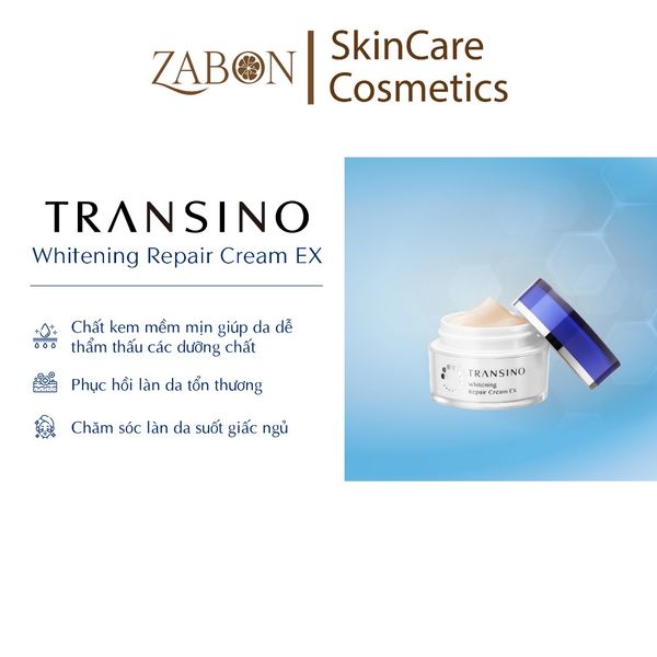 Kem phục hồi dưỡng sáng da TRANSINO Whitening Repair Cream EX 35g