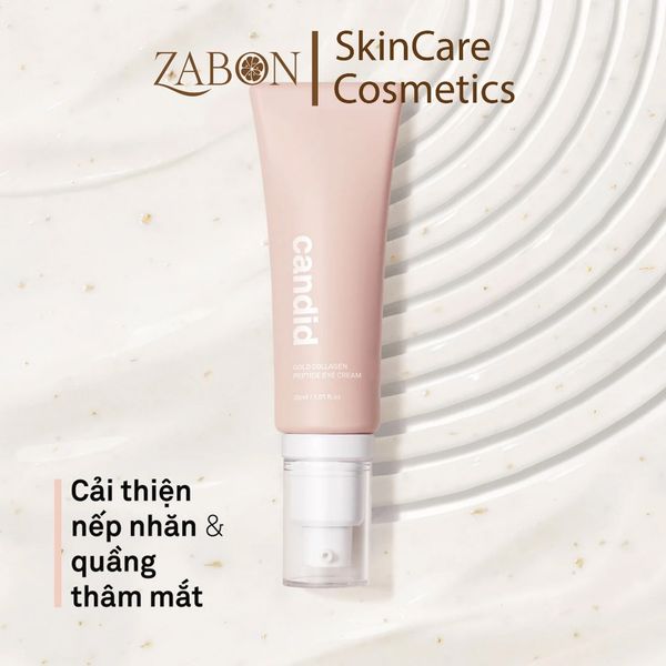 Kem Dưỡng 2 Trong 1 Cho Mắt Và Mặt - Candid Gold Collagen Peptide 30ml