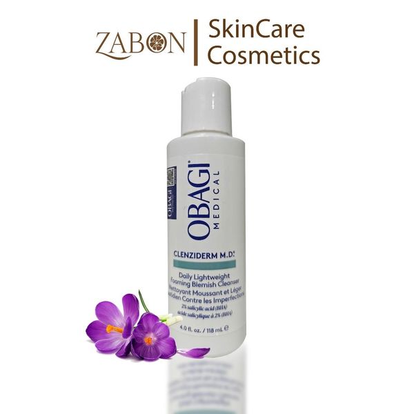 Sữa rửa mặt Obagi Medical Clenziderm M.D. Daily lightweight Foaming Blemish Cleanser 118ml