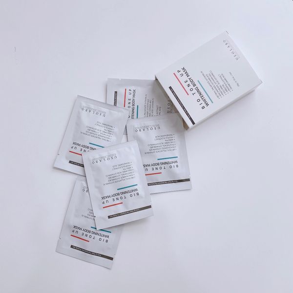 Kem ủ sáng da USOLAB Bio Tone Up Whitening Body Mask 1 Hộp (20g x 5 gói)