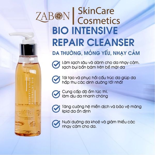 Sữa rửa mặt Usolab Bio Intensive Repair Cleanser PDRN phục hồi tế bào gốc, làm sạch dịu nhẹ 150ml