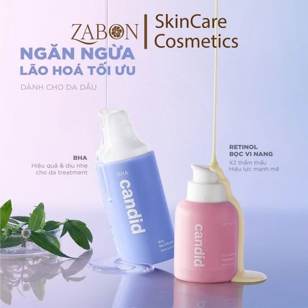 Hoạt chất BHA tẩy tế bào chết & thông thoáng lỗ chân lông - CANDID BHA Gel Exfoliant 100ml