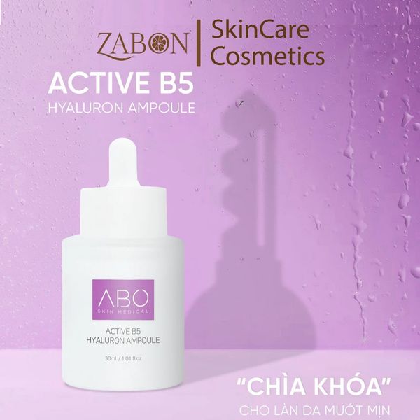 Serum HA B5 ABO - Tinh chất giúp cấp ẩm, sáng da, phục hồi da và chống lão hóa 30ml