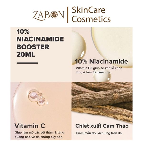 Tinh chất thu nhỏ lỗ chân lông Paula's Choice 10% Niacinamide Booster 20ml