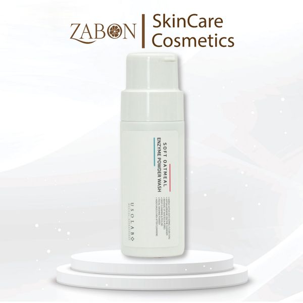 Tẩy da chết Usolab Soft Oatmetal Enzyme Powder Wash yến mạch 50g