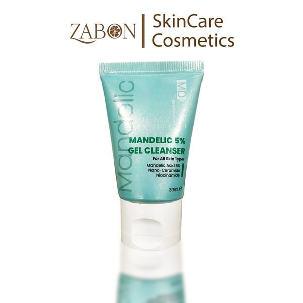 Sữa rửa mặt dạng gel sạch sâu và tẩy tế bào chết nhẹ nhàng MD CARE Mandelic Acid 5% Gel Cleanser 30ml