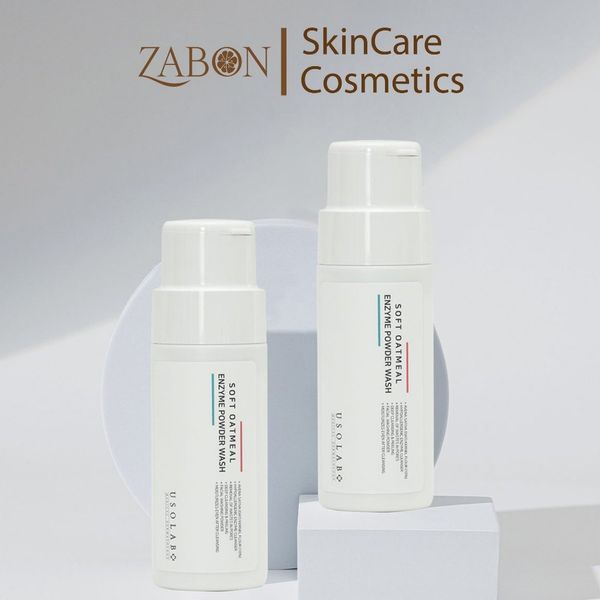 Tẩy da chết Usolab Soft Oatmetal Enzyme Powder Wash yến mạch 50g