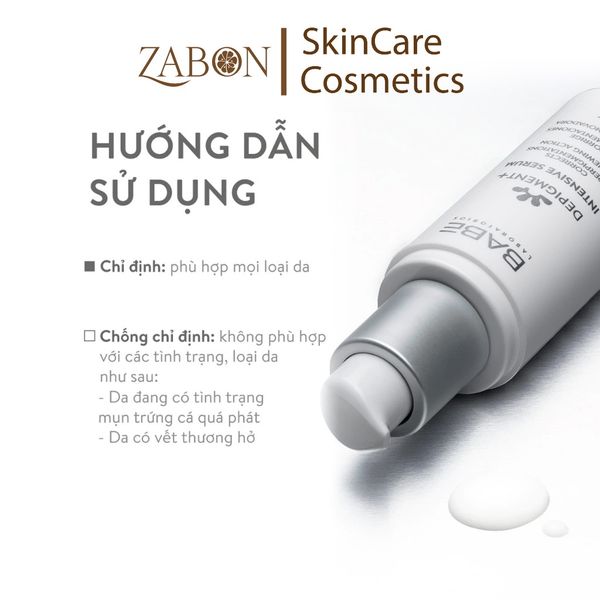 Tinh chất BABE DEPIGMENT+ Intensive Serum dưỡng sáng da và làm mờ vết thâm nám 30ml