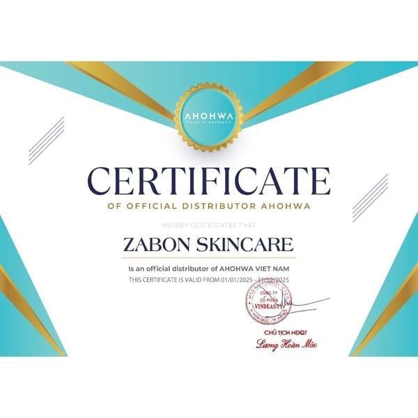 Tế bào gốc tái tạo & phục hồi da mụn Ahohwa Azulene Calming Ampoule - Hộp 8 lọ x 5ml