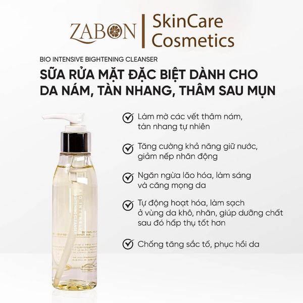 Sữa rửa mặt sáng da USOLAB - Bio Intensive Bightening Cleanser 150ml