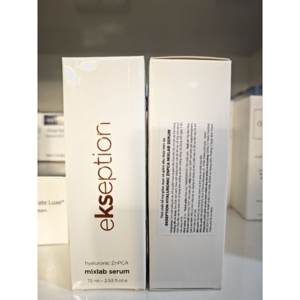 Serum Ekseption Hyaluronic ZnPCA dưỡng ẩm, giúp kiềm dầu, giảm mụn 75ml