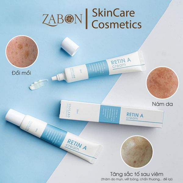 USOLAB RETIN A 2.0 trẻ hóa, căng bóng, sáng da, giảm mụn Tuýp 30G