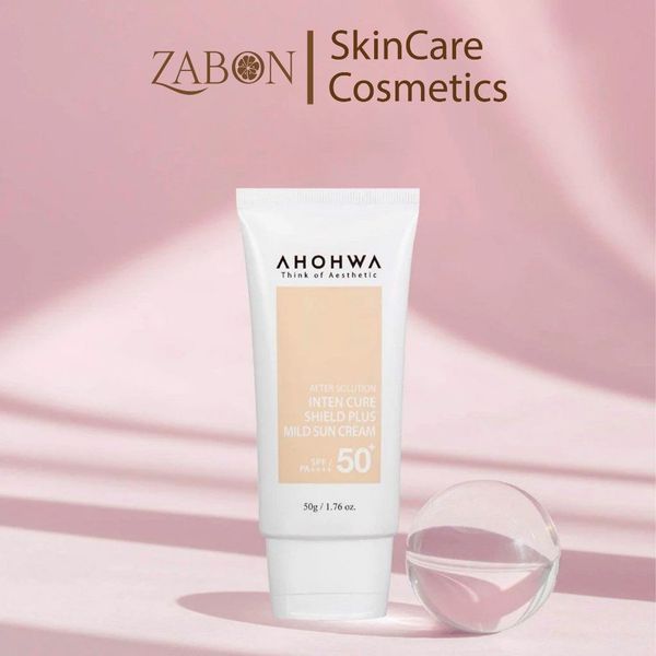 Kem chống nắng Ahohwa Inten Cure Shield Plus Mild Sun Cream SPF50+/PA++++ 50g