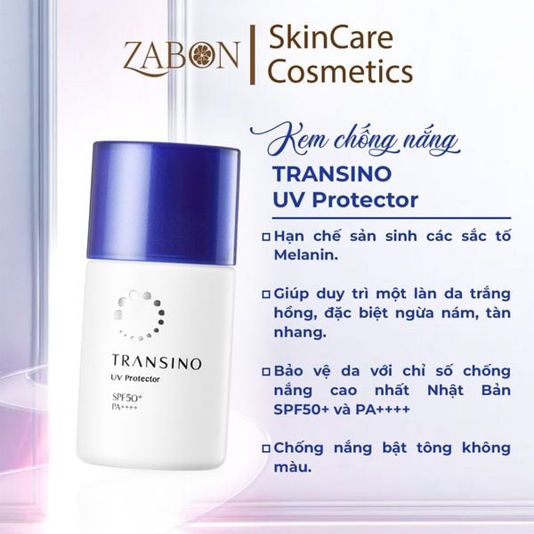 Kem chống nắng dưỡng sáng da TRANSINO UV Protector 30ml