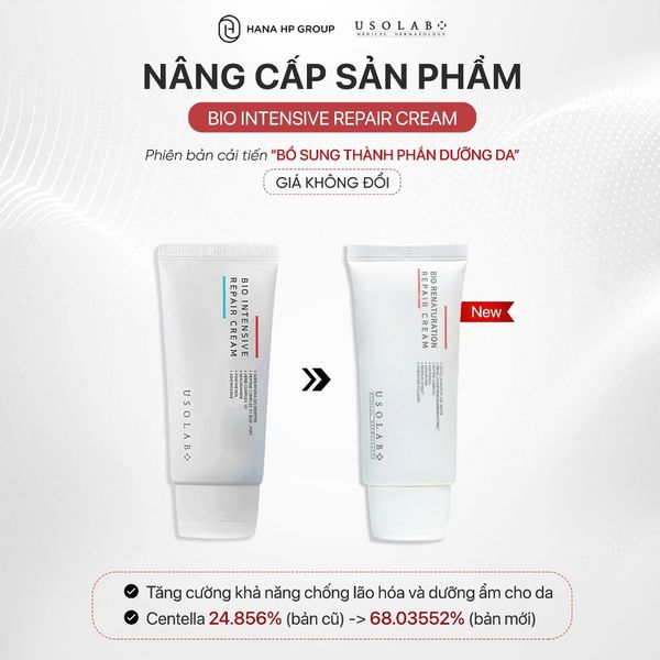 Kem dưỡng tế bào gốc Usolab Bio Renaturation Repair Cream 50ml