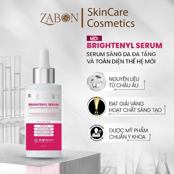 Serum sáng da đa tầng và toàn diện thế hệ mới MD CARE BRIGHTENYL SERUM ADVANCED BRIGHTENING COMPLEX 30ml