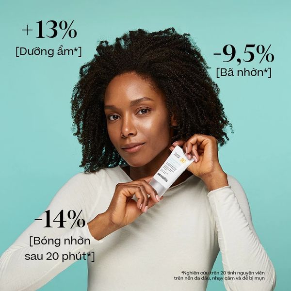 Kem chống nắng phổ rộng Sensilis Photocorrection [Pure Age Perfection 50+] kiểm soát nhờn cho da dầu mụn 40ml