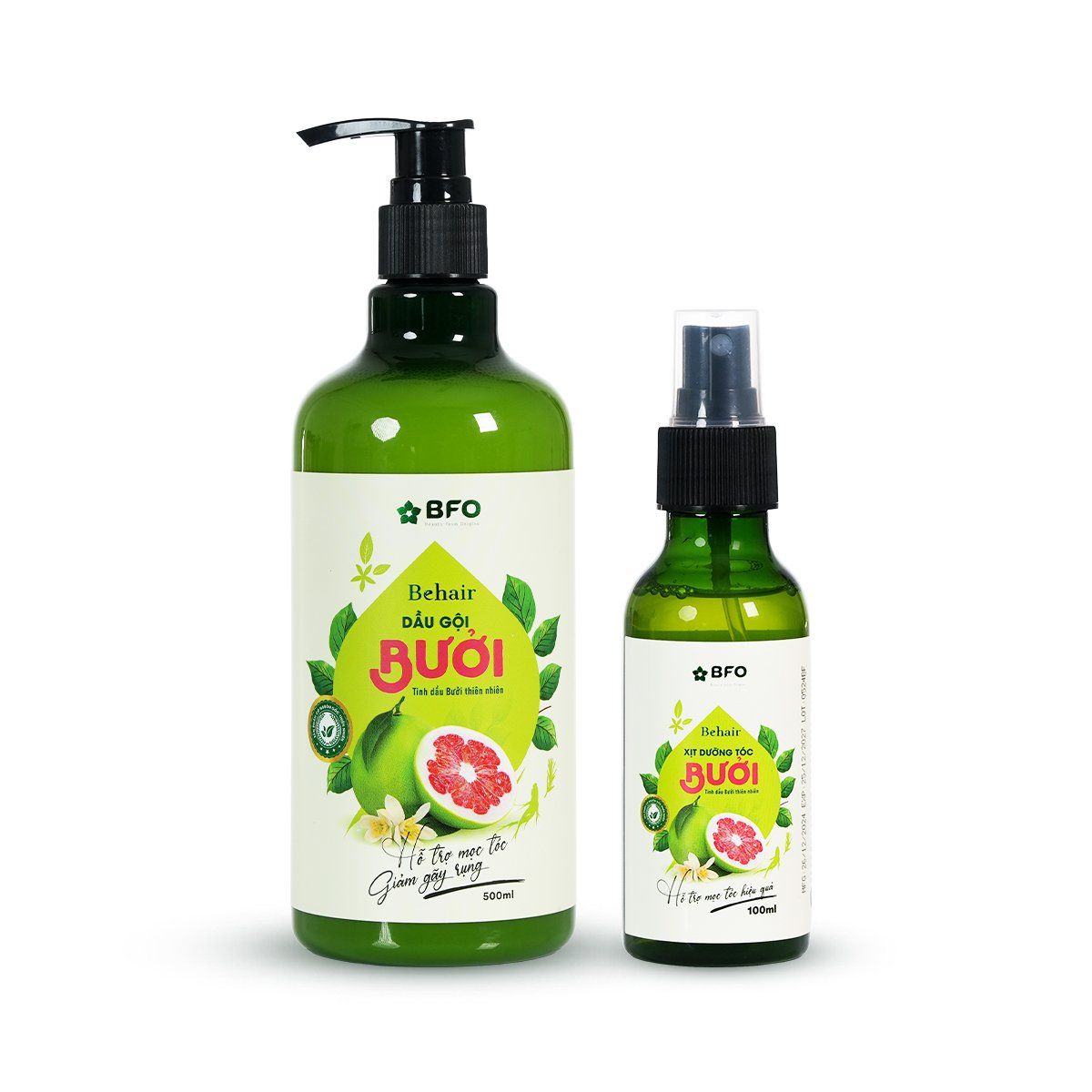  Combo 1 Gội - 1 Xịt Bưởi 