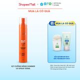  Xịt Chống Nắng Nâng Tone Tami Natural Summer UV Spray SPF 50 PA+++ 100ml 