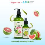  [TẶNG XỊT DƯỠNG TÓC] Dầu Xả Tinh Dầu Bưởi Kích Thích Mọc Tóc, Dưỡng Tóc, Phục Hồi Tóc Hư Tổn BFO Behair 500ml 