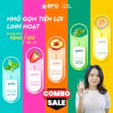 Combo 2 Xịt Thơm Miệng Khử Mùi, Diệt Khuẩn, Nhỏ Gọn Hương Trái Cây Tự Nhiên BFO Befresh 10ml 