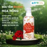  Sữa Tắm Dưỡng Da Belight 330ml Chiết Xuất Thiên Nhiên Giúp Căng Da Mềm Mịn (Trong, Đục, Cánh Hoa) | Dưỡng Da Body Women Gạo Dưỡng Body 