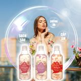  Sữa Tắm Cánh Hoa Tinh Dầu Dưỡng Trắng Da Mịn Màng Lưu Hương Quyến Rũ Belight 330ml 