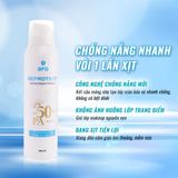  Xịt Chống Nắng BFO Beprotect Sunscreen Spray 180ml, Dưỡng Ẩm, Bảo Vệ Da Hoàn Hảo SPF 50+, PA++++ 