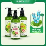  (MUA LÀ CÓ QUÀ) Dầu Gội Dầu Xả BFO Behair 500ml Tinh Dầu Bưởi Và Thảo Mộc Giúp Giảm Gãy Rụng Dưỡng Tóc 