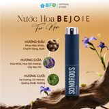 Nước Hoa Nam Lưu Hương Thơm Lâu, 3 Tầng Hương Thanh Lịch Nổi Bật BFO Bejoie 10ml 