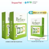  [MUA 2 TẶNG 1] Mặt Nạ Dưỡng Ẩm Tinh Chất Trà Xanh Tràm Trà Cám Gạo BFO Beface Hộp 10 Miếng 