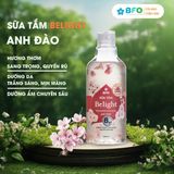  Sữa Tắm Cánh Hoa Tinh Dầu Dưỡng Trắng Da Mịn Màng Lưu Hương Quyến Rũ Belight 330ml 