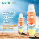  Xịt Chống Nắng Dưỡng Ẩm Nâng Tone BFO Beprotect Sunscreen Spray 180ml 