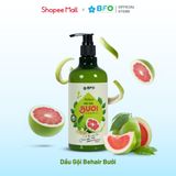  Dầu Gội Bưởi Kích Thích Mọc Tóc, Dưỡng Tóc, Phục Hồi Tóc Hư Tổn BFO Behair 500ml 