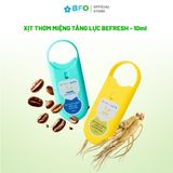  Xịt Thơm Miệng Khử Mùi Hôi Miệng Hương Café Nhân Sâm BFO Befresh 10ml 