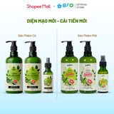  [TẶNG QUÀ] Combo 2 Sản Phẩm Tinh Dầu Bưởi Kích Thích Mọc Tóc, Dưỡng Tóc, Phục Hồi Tóc Hư Tổn BFO Behair 500ml 