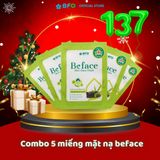  Combo 5 Mặt Nạ Dưỡng Da BFO Chiết Xuất Thành Phần Thiên Nhiên Tràm Trà, Than Tre, Gạo 25gr 