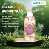  Sữa Tắm Dưỡng Da Belight 330ml Chiết Xuất Thiên Nhiên Giúp Căng Da Mềm Mịn (Trong, Đục, Cánh Hoa) | Dưỡng Da Body Women Gạo Dưỡng Body 