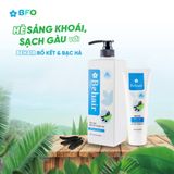  Combo Dầu Gội & Dầu Xả Bồ Kết Bạc Hà Phục Hồi Tóc Hư Tổn BFO Behair 800ml 