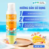 Xịt Chống Nắng Dưỡng Ẩm Nâng Tone BFO Beprotect Sunscreen Spray 180ml 